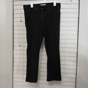 Levi's 314 Shaping Straight Women's Black Wash Jeans Size 32